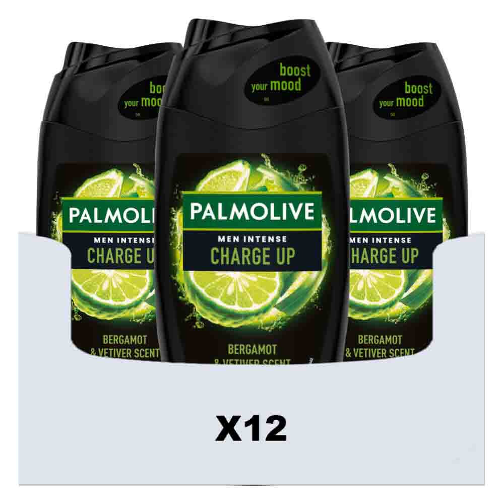 12x Palmolive Men Douchegel 5in1 Charge Up 250 ml