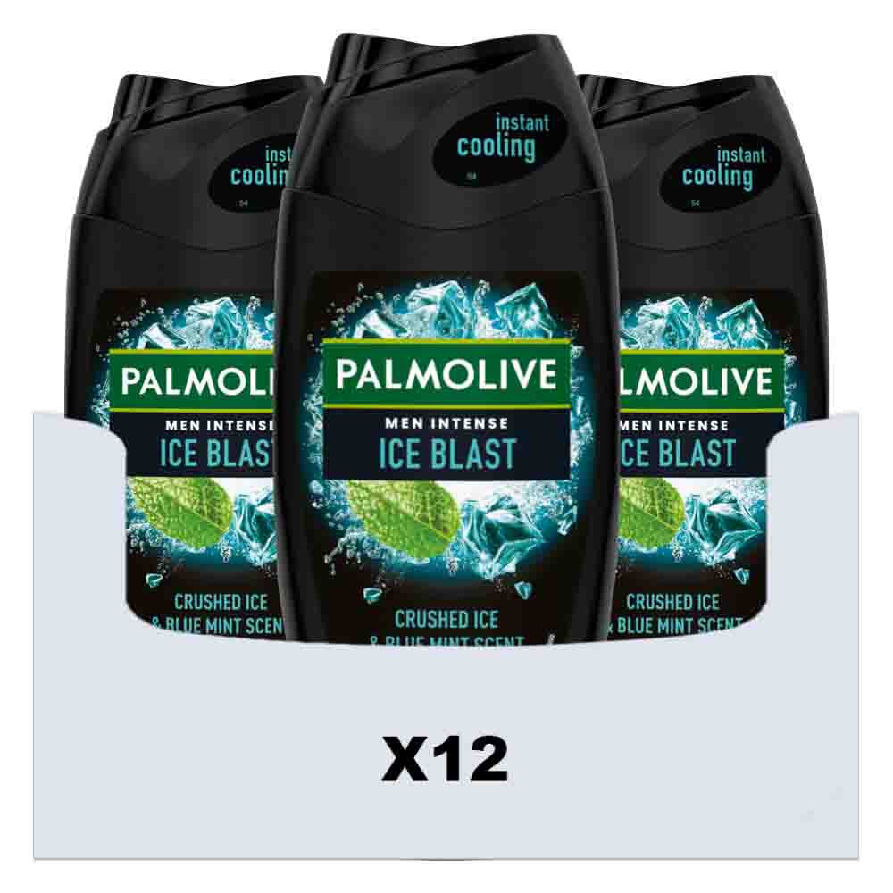 12x Palmolive Men Douchegel 5in1 Ice Blast 250 ml