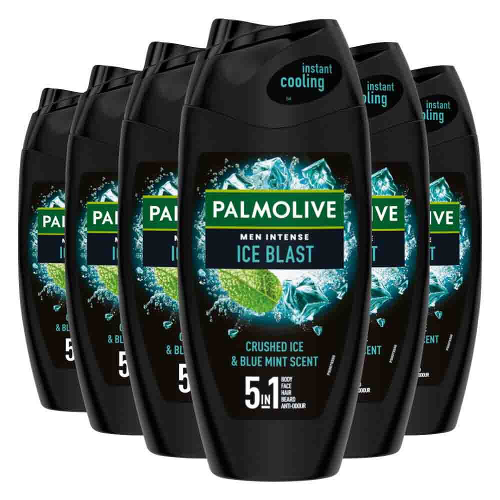 6x Palmolive Men Douchegel 5in1 Ice Blast 250 ml