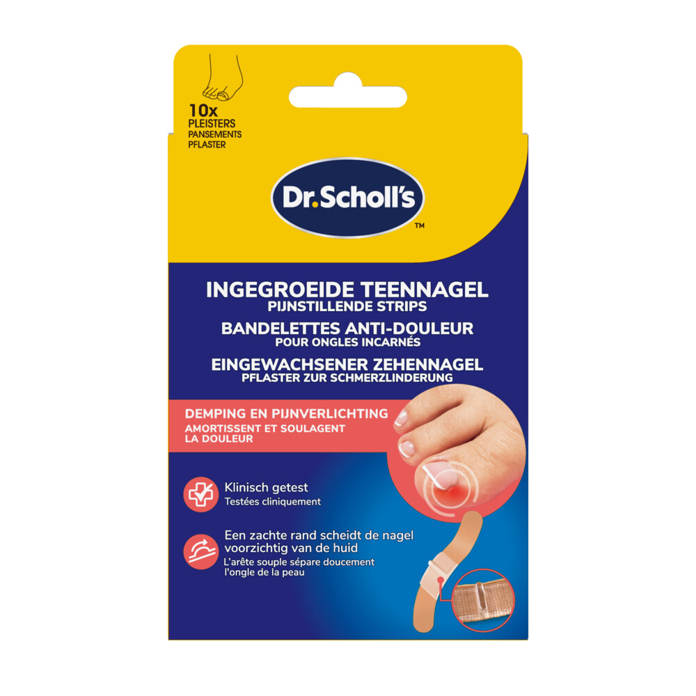 Scholl Ingegroeide Teennagel Pleisters 10 stuks
