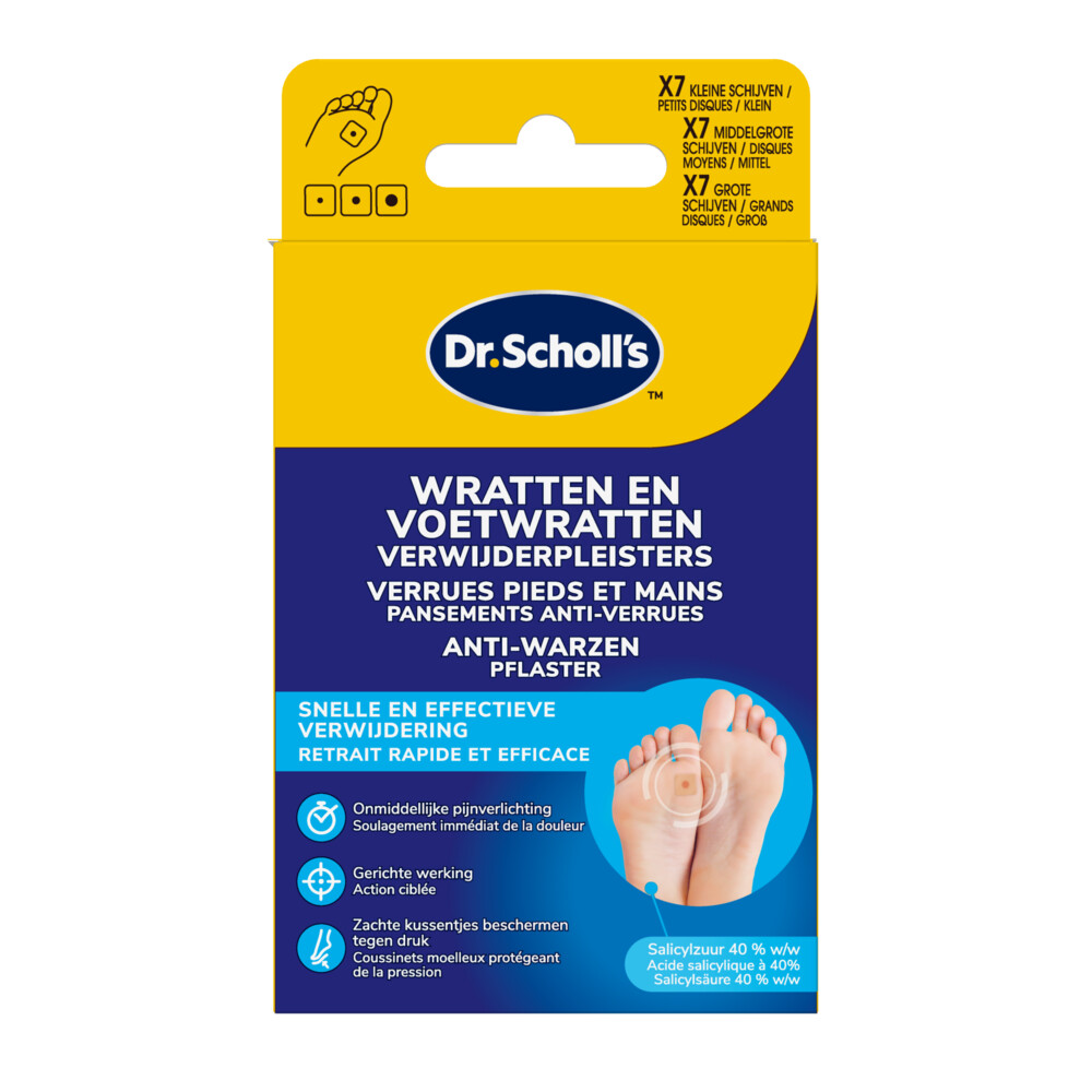 Scholl Wratten&Voetwratten Pleisters 21 stuks