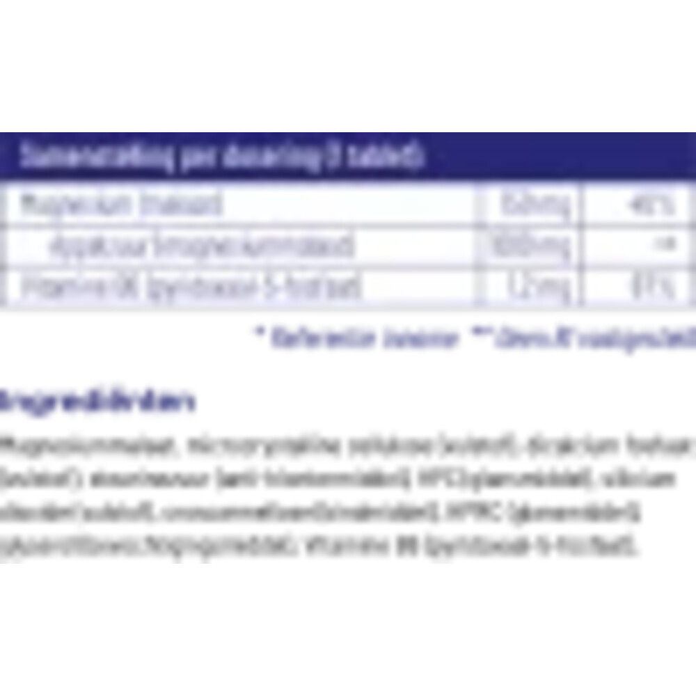 Vitakruid Magnesium Malaat 150 30 tabletten, foto 4