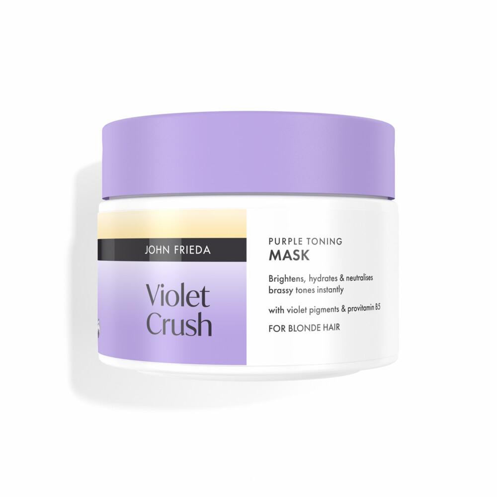 1+1 gratis: John Frieda Violet Crush Purple Toning Haarmasker 250 ml