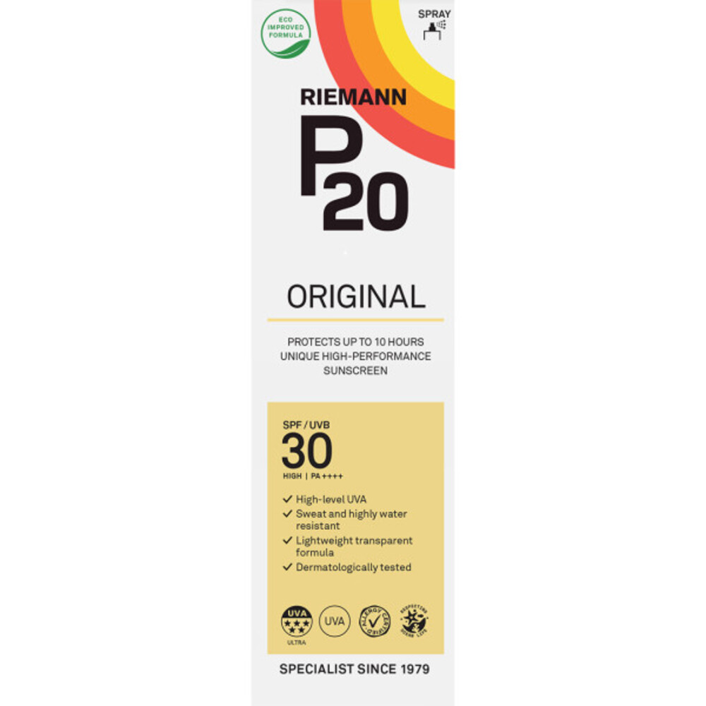 2x P20 Original SPF 30 Spray 85 ml