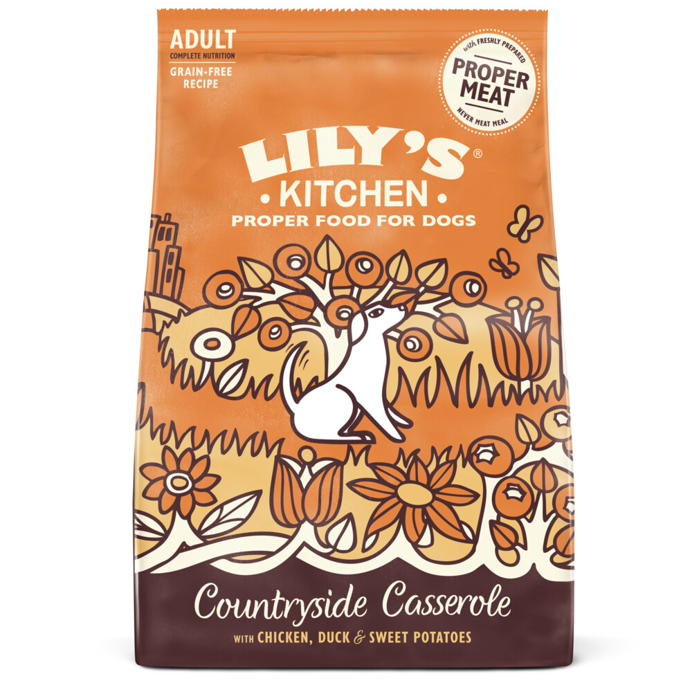 Lily's Kitchen Hondenvoer Droog Countryside Casserole Kip&Eend 7 kg