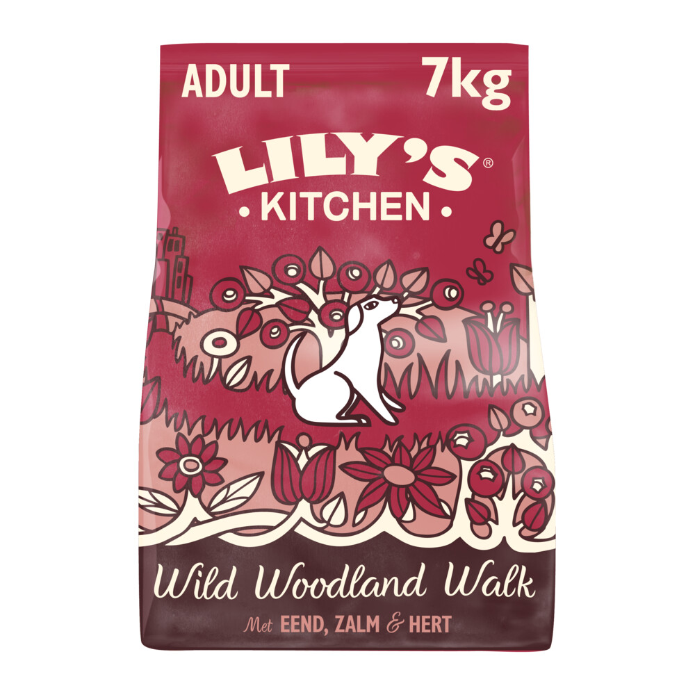 Lily's Kitchen Hondenvoer Droog Wild Woodland Walk Eend - Zalm - Hert 7 kg