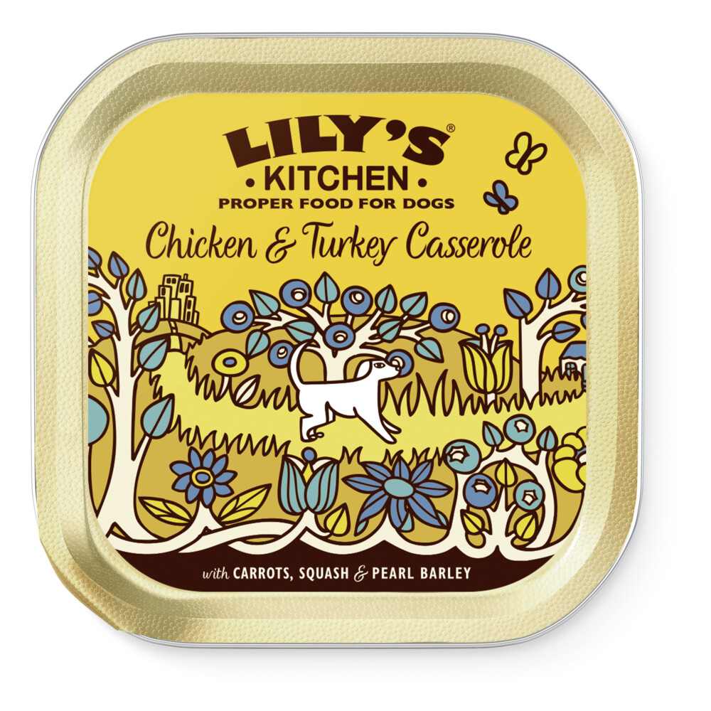 Lily's Kitchen Hondenvoer Nat Casserole Kip&Kalkoen 150 gr