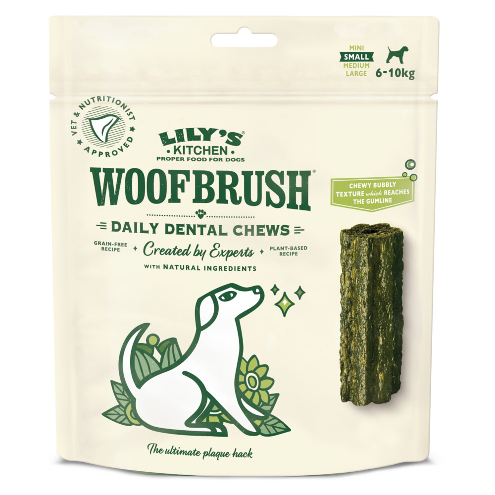 Lily's Kitchen Hondensnack Woofbrush S 7x22 gr