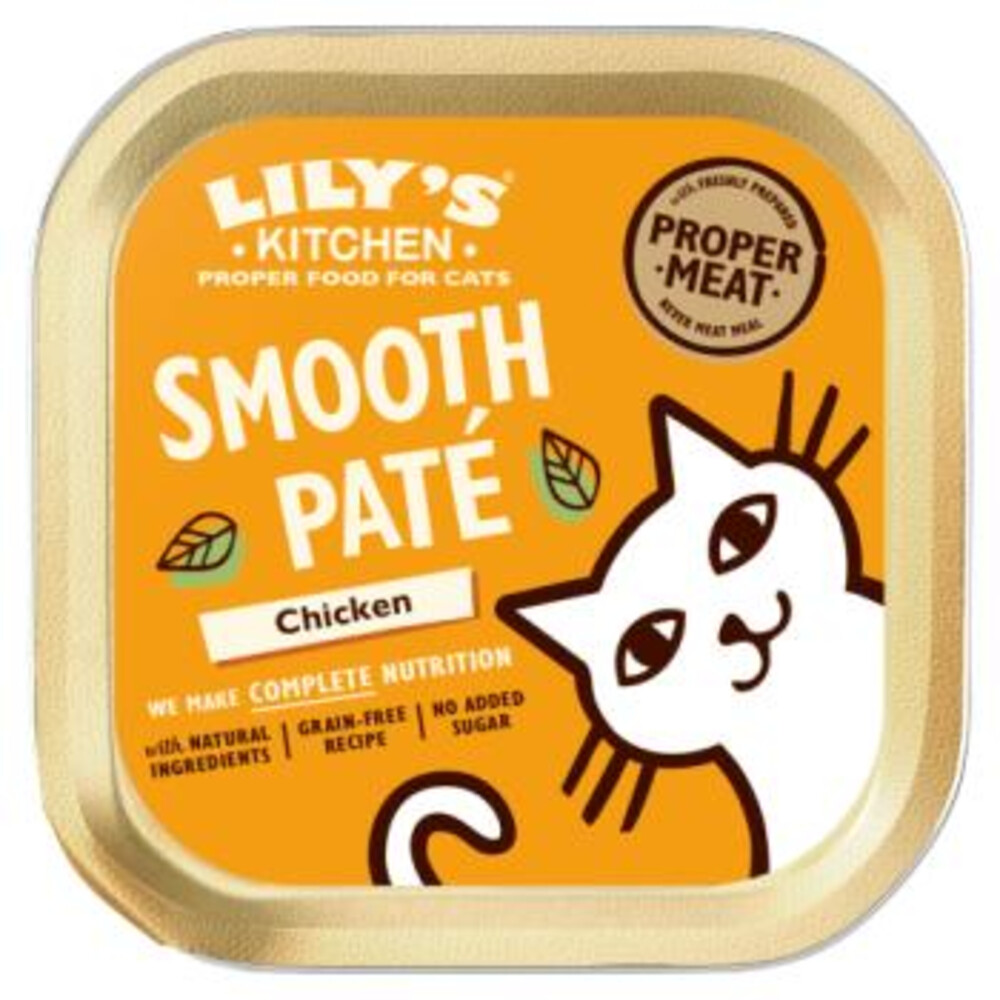 Lily's Kitchen Kattenvoer Nat Smooth Paté Kip 85 gr