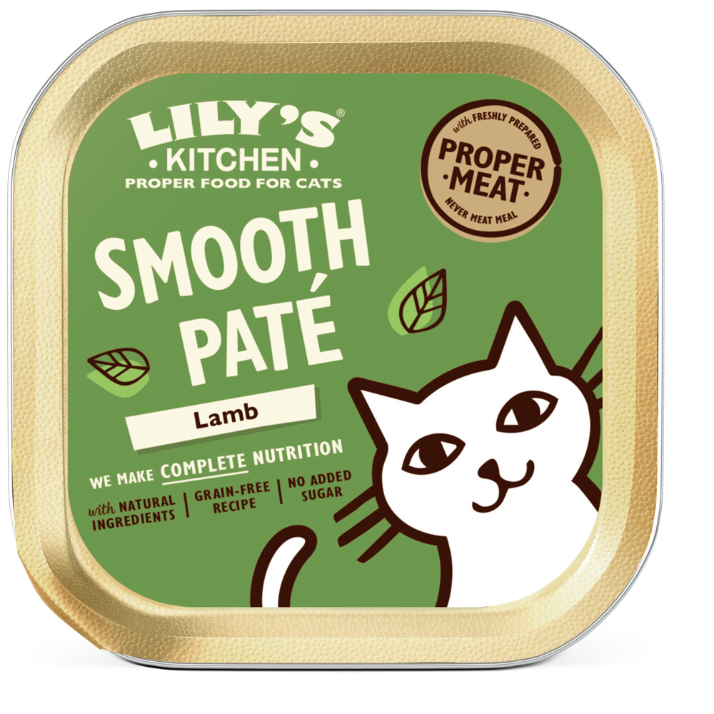 Lily's Kitchen Kattenvoer Nat Smooth Paté Lam 85 gr