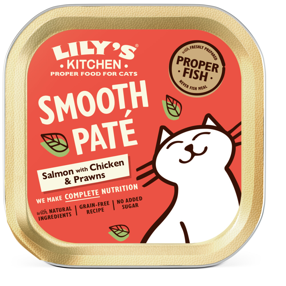 Lily's Kitchen Kattenvoer Nat Smooth Paté Zalm&Kip 85 gr