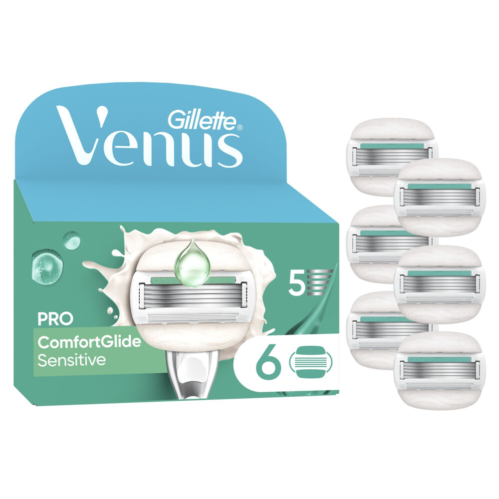 Gillette Venus Scheermesjes Pro ComfortGlide Sensitive 6 stuks