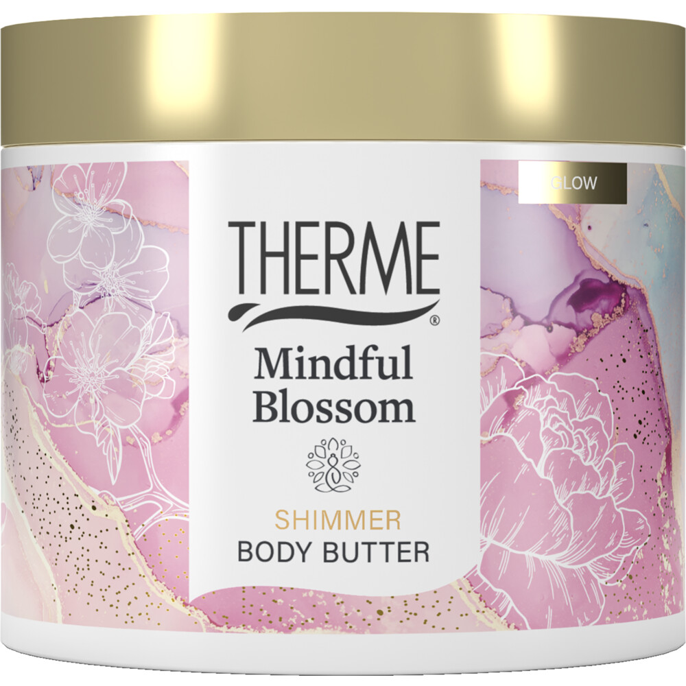 1+1 gratis: Therme Mindful Blossom Shimmer Body Butter 225 gr