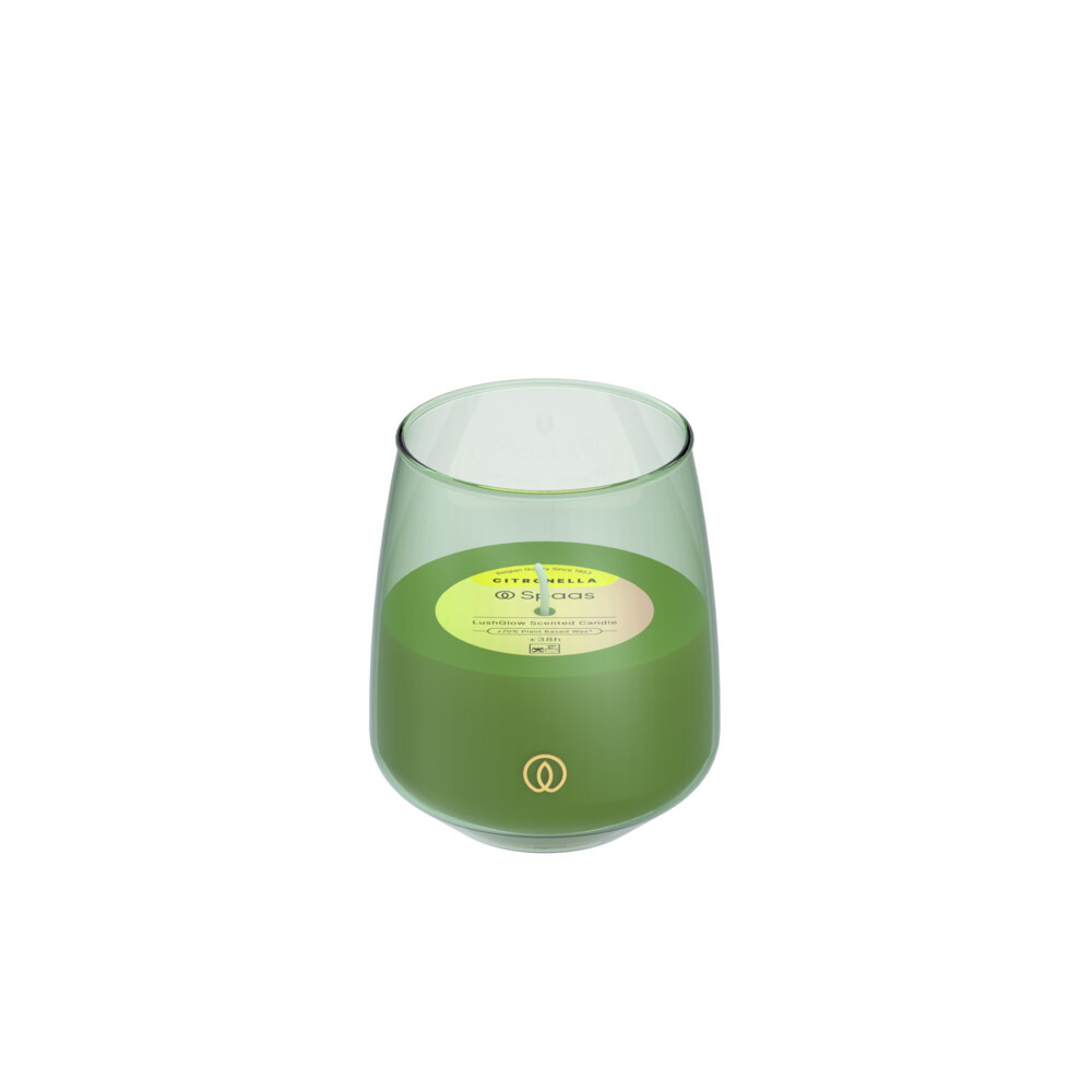 SPAAS LushGlow Geurkaars Brandduur ± 38 u Levendig Groen