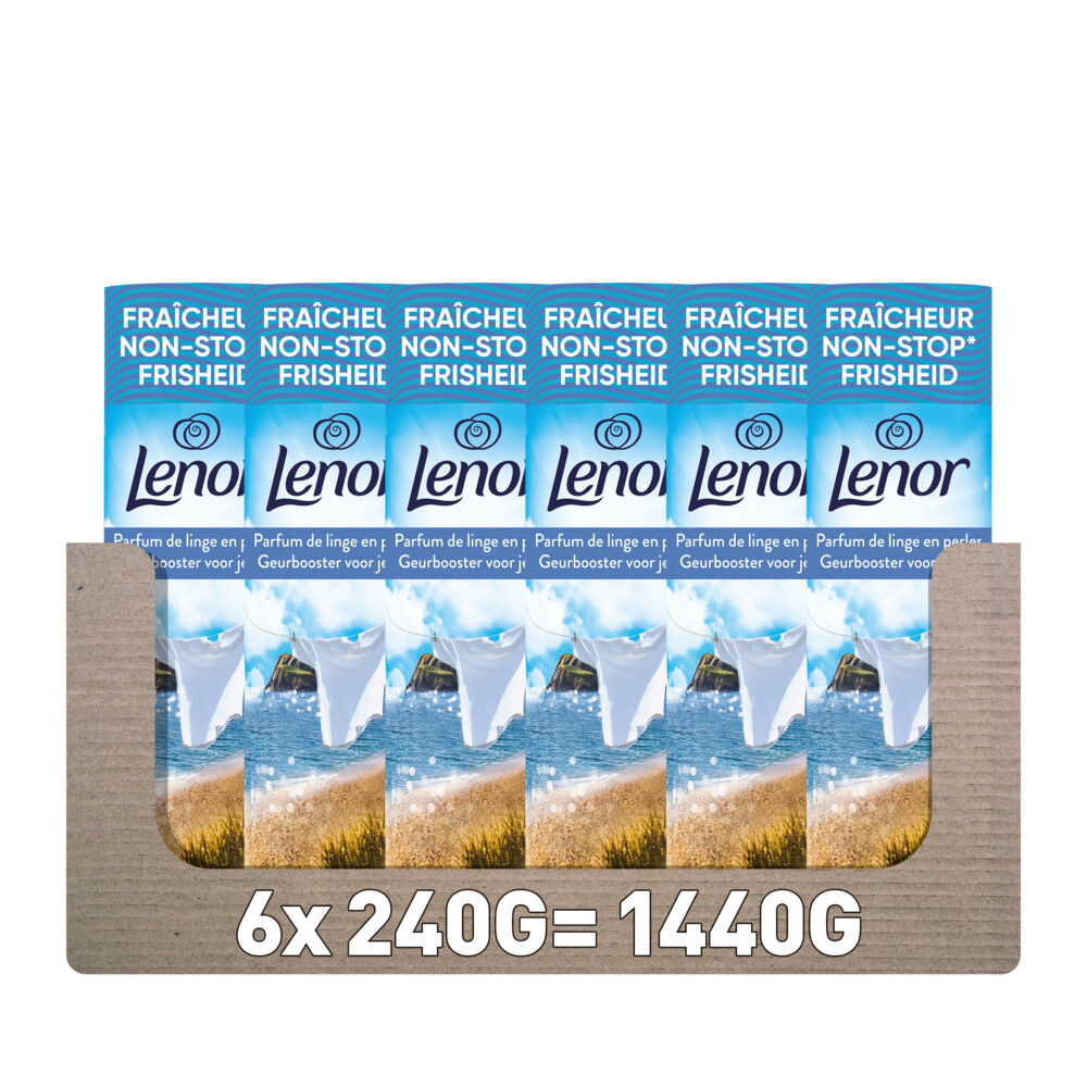 6x Lenor In-wash Geurbooster Zomerbries 19 wasbeurten 240 gr