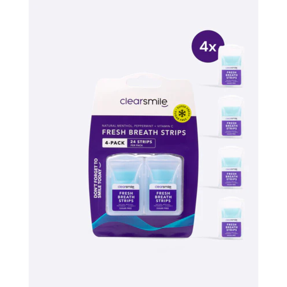 Clearsmile Pepermunt Natural Menthol 4x24 strips