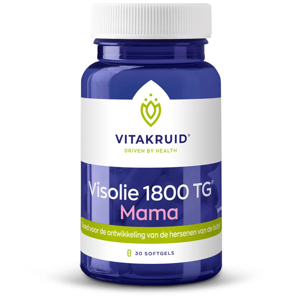 Vitakruid Visolie 1800 TG Mama Omega-3 Visolie 30 sofgels