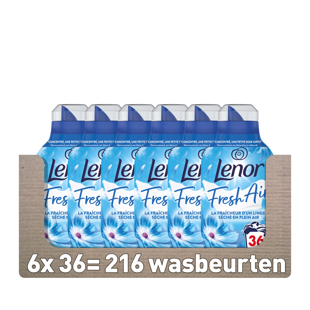 6x Lenor Wasverzachter Fresh Air