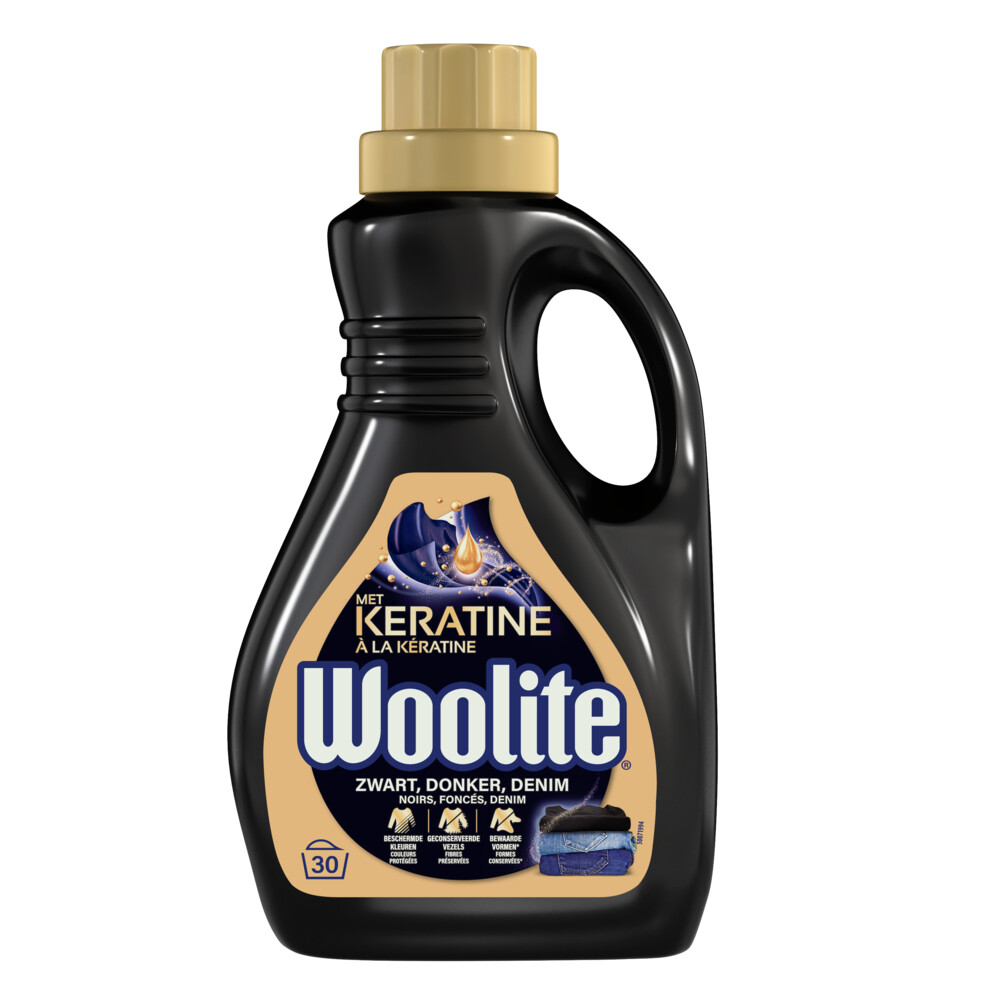 Woolite Wasmiddel Black met Keratine 30 wasbeurten 1,5 liter