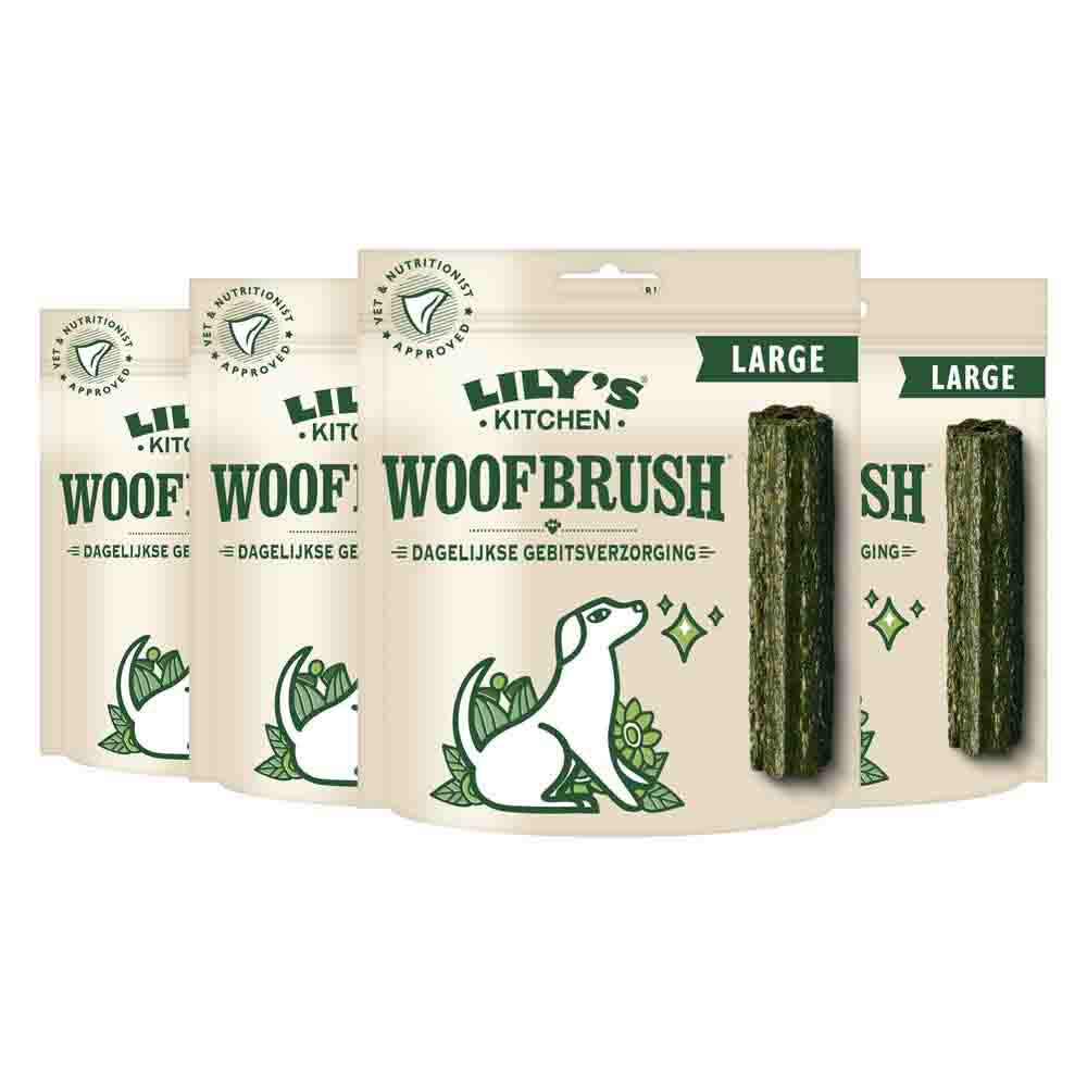 4x Lily's Kitchen Hondensnack Woofbrush L 7x47 gr