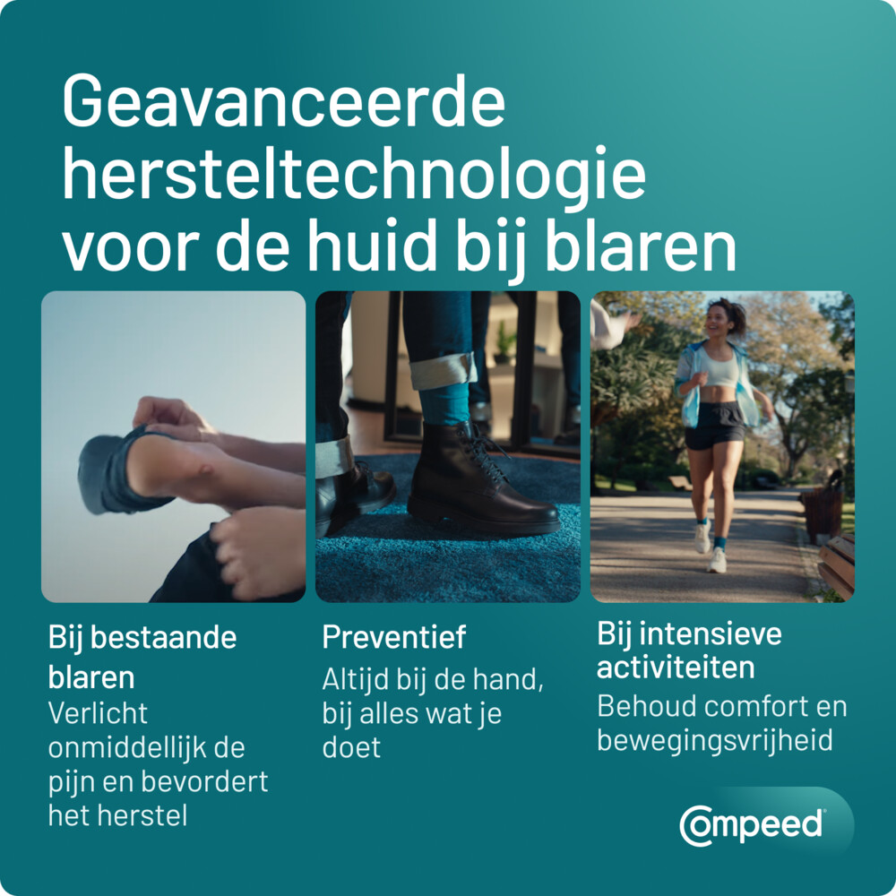 Compeed Blarenpleister Medium Hiel 12 stuks | Plein.nl