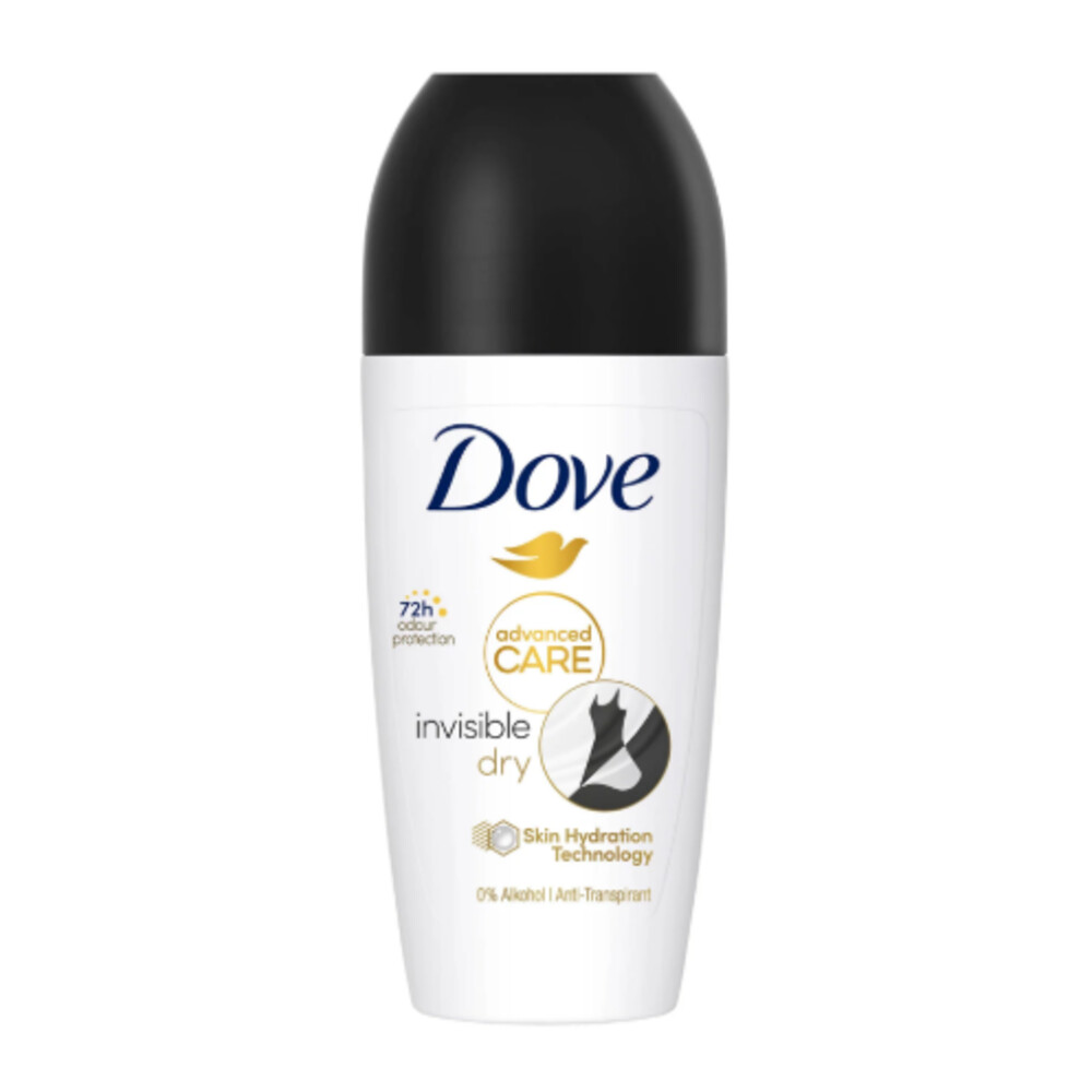 6x Dove Deoroller Advanced Care Invisible Dry 50 ml