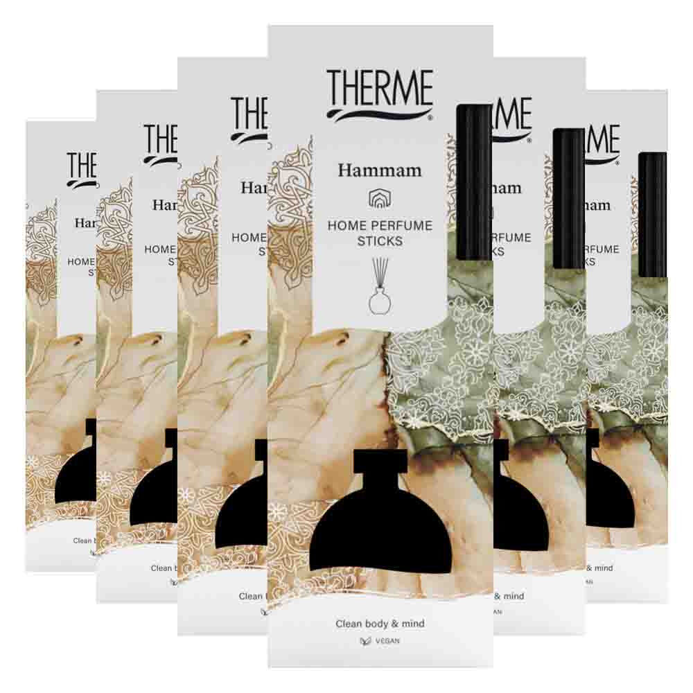 6x Therme Hammam Home Perfume Sticks 150 ml
