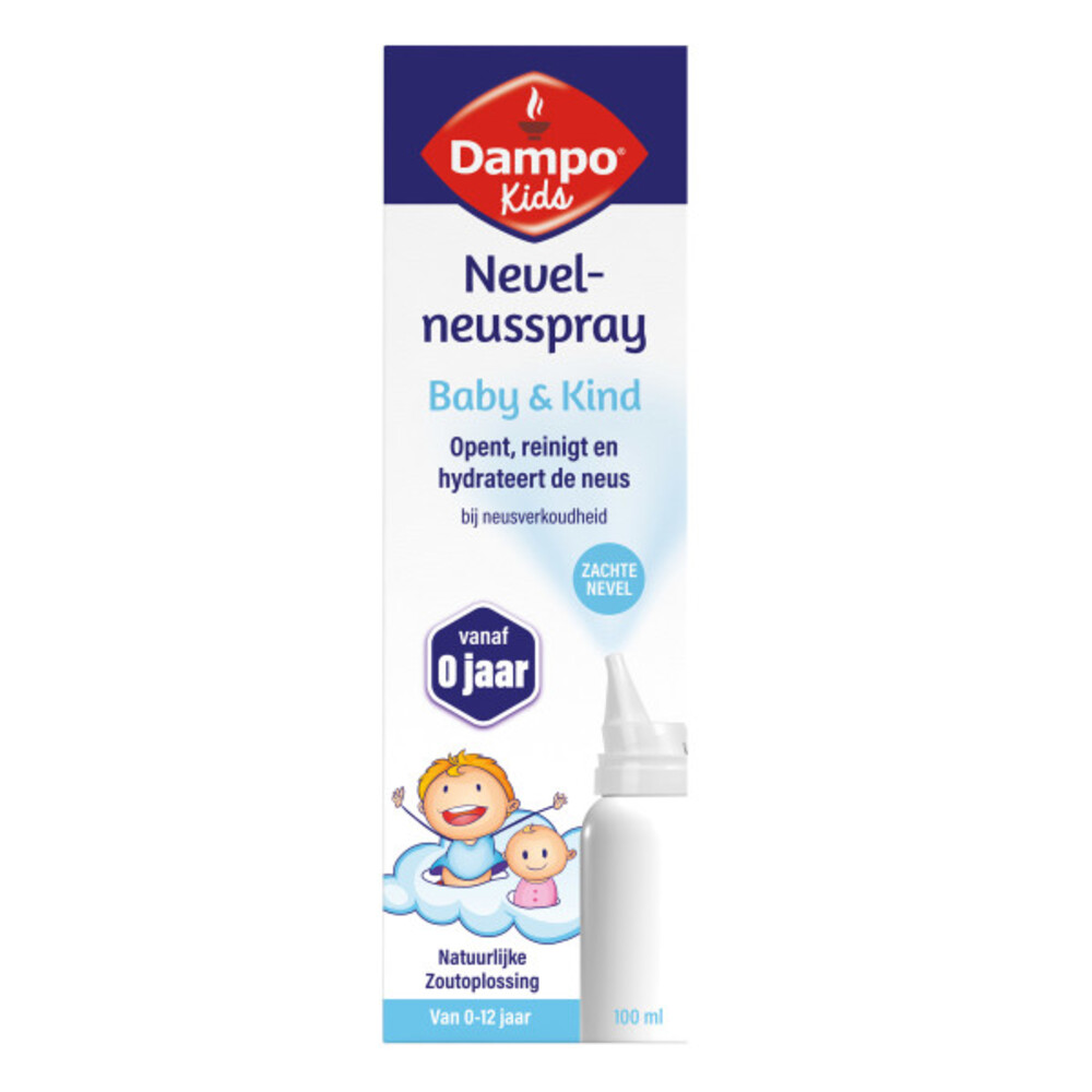 2x Dampo Nevel Neusspray Baby & Kind 100 ml