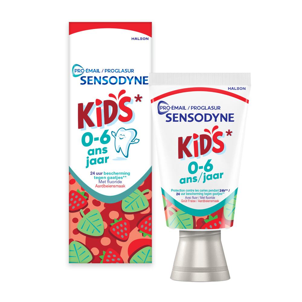 12x Sensodyne Tandpasta ProGlasur Junior 0-6 Jaar 50 ml