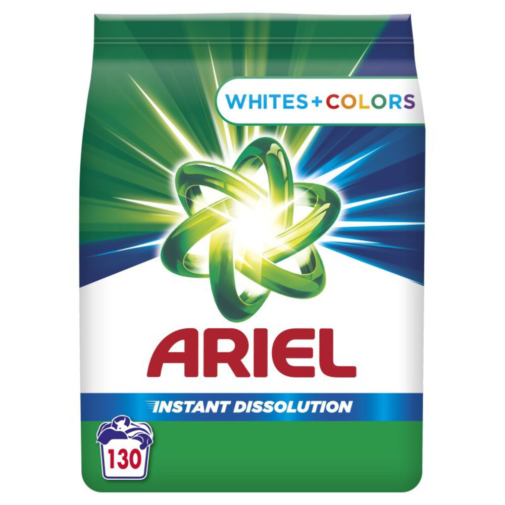 1+2 gratis: Ariel Waspoeder White + Color 130 wasbeurten 9,75 kg