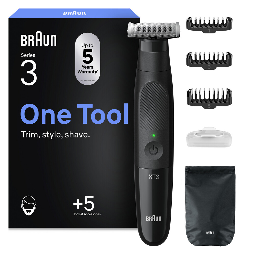 Braun Baardtrimmer Series X XT3100 Zwart