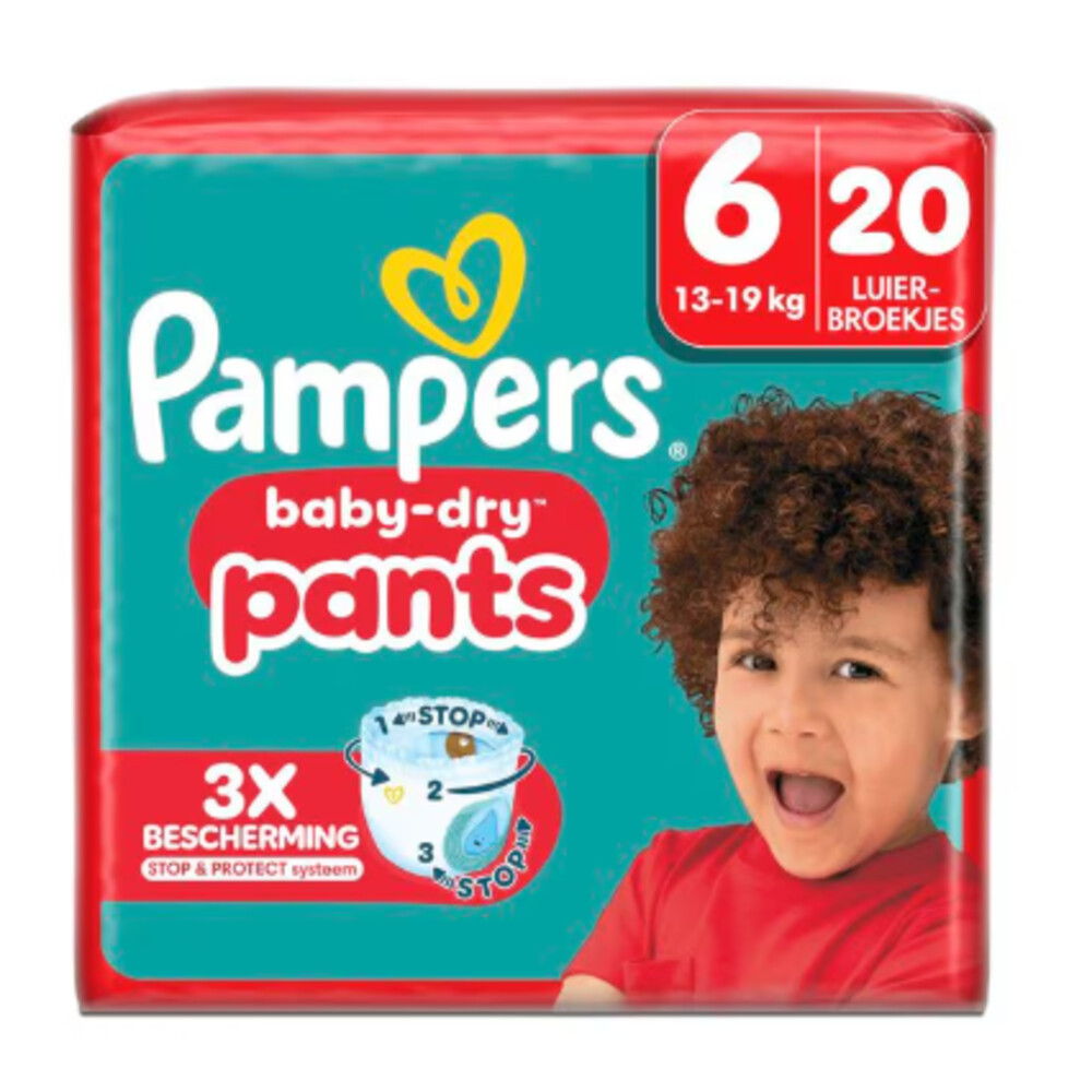 Pampers Baby Dry Luierbroekjes Maat 6 (13-19kg) 20 stuks