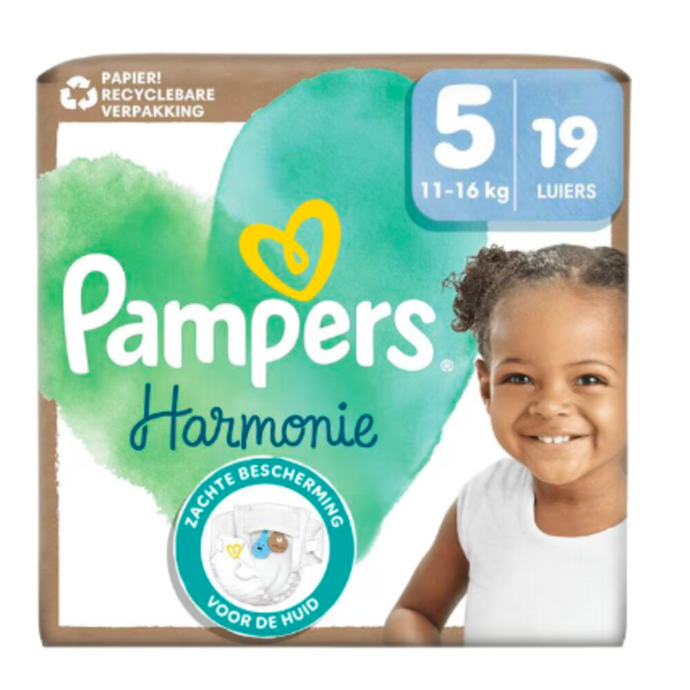 Pampers Harmonie Luiers Maat 5 (11-16kg) 19 stuks