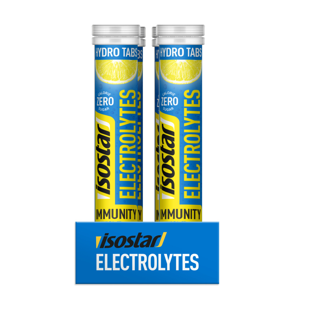 8x Isostar Electrolytes Hydro Tabs Lemon 18 tabletten