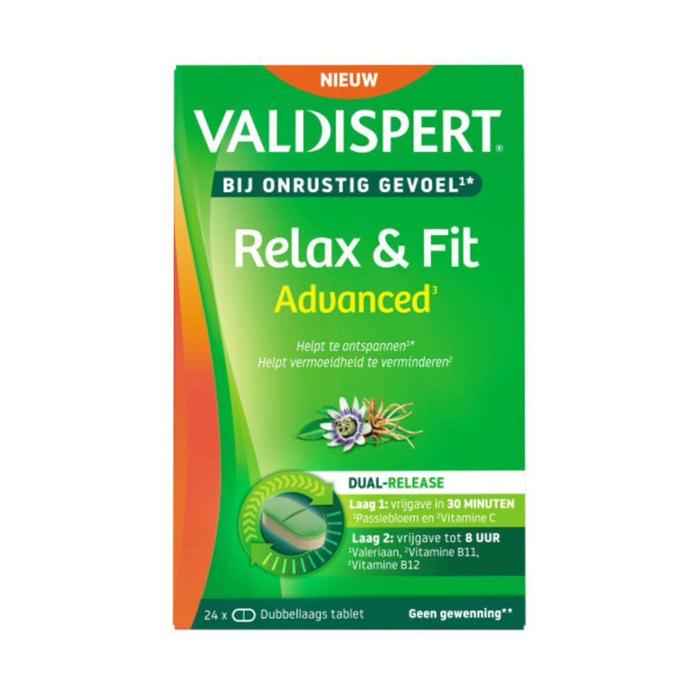 Valdispert Relax & Fit Advanced 24 tableten