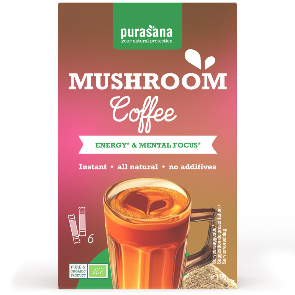 Purasana Coffee Mushroom BIO 6 x 3 gr