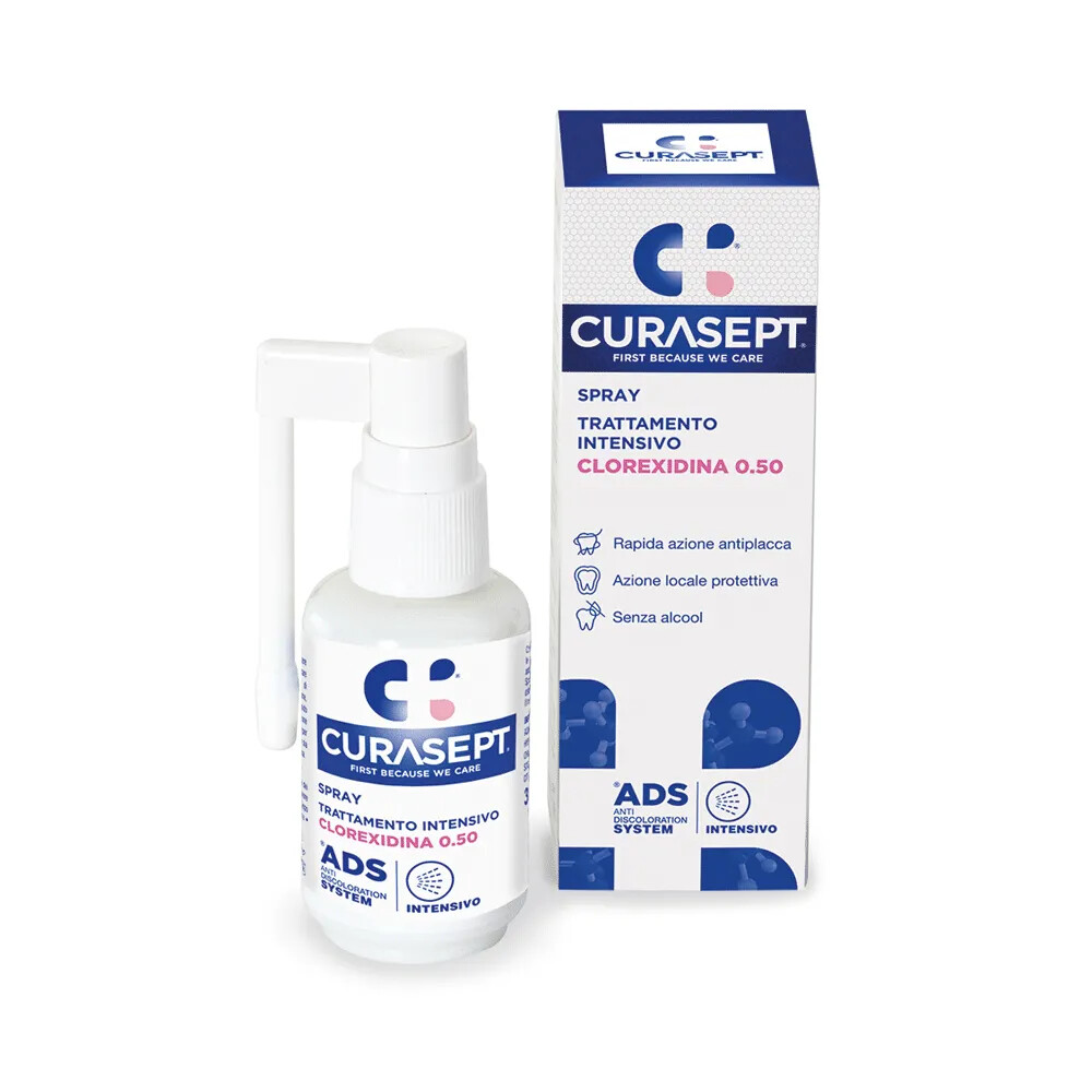 Curasept ADS Mondspray chloorhexidine 0,05% 30 ml