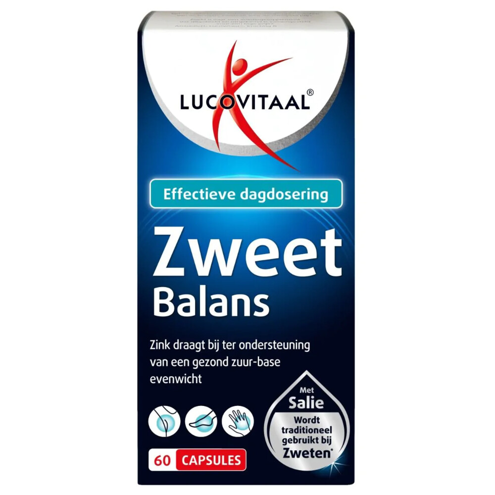 2x Lucovitaal Zweet Balans 60 capsules