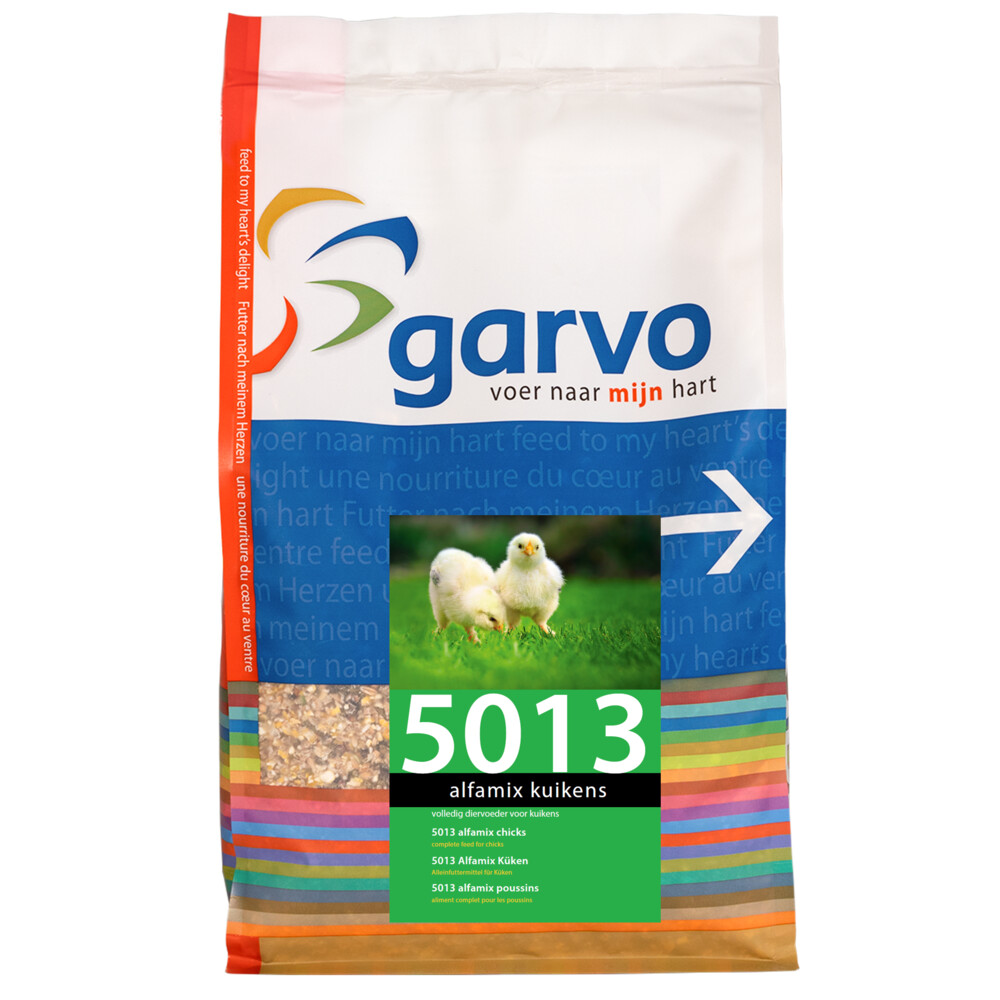 4x Garvo Kippenvoer Alfamix Kuikens 4 kg