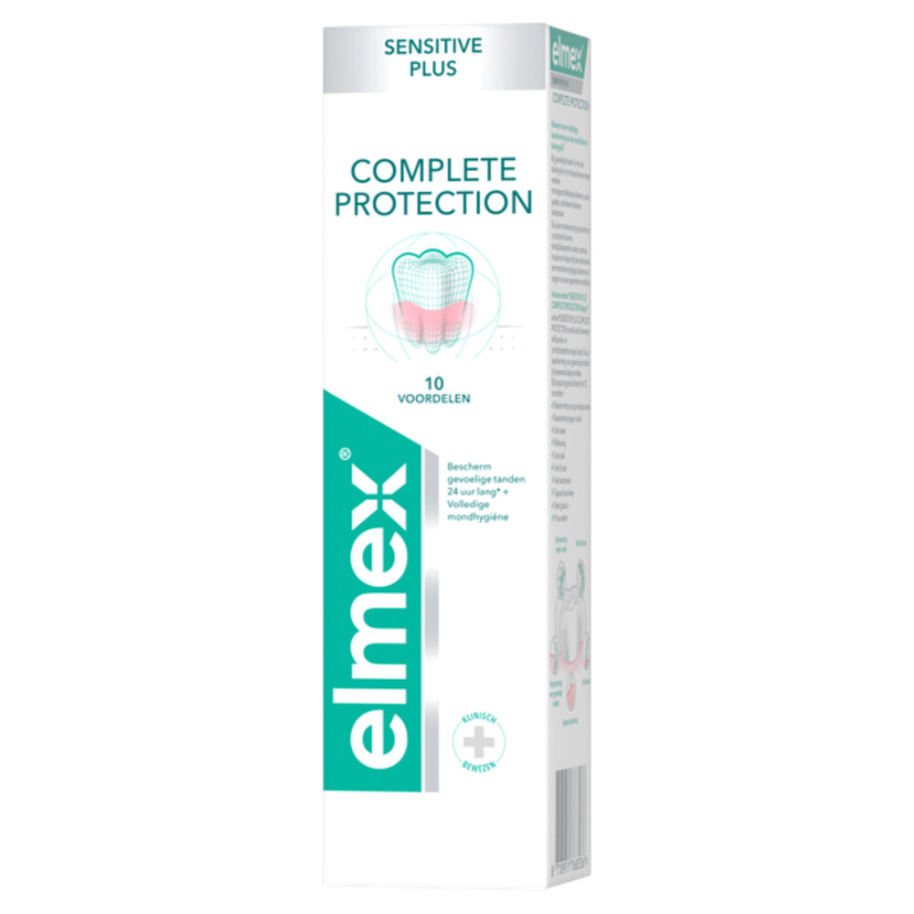 Elmex 12x Tandpasta Sensitive Plus Complete Protection 75 ml - 12 stuks