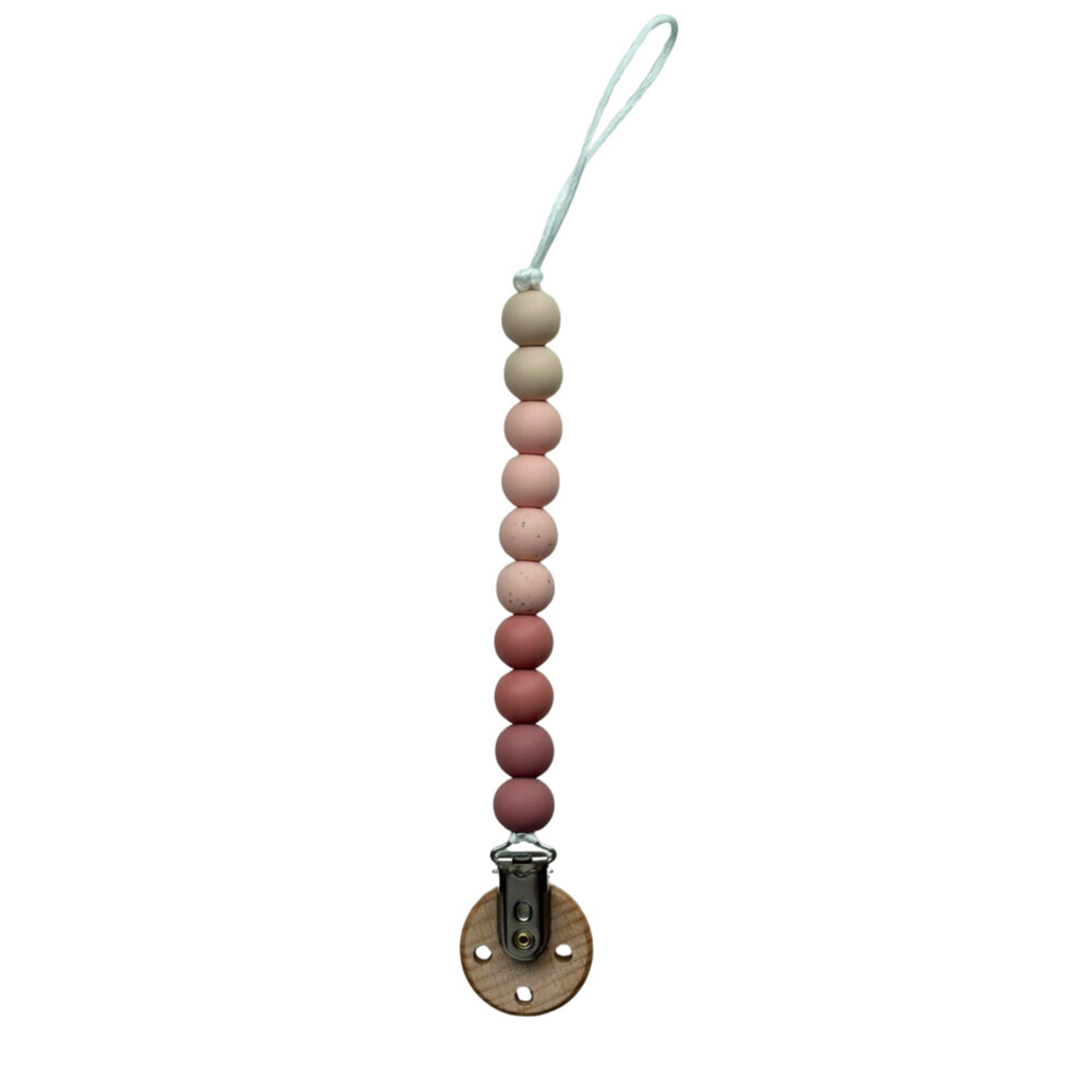 Chewies&more Silicone Speenkoord Ombre Rose