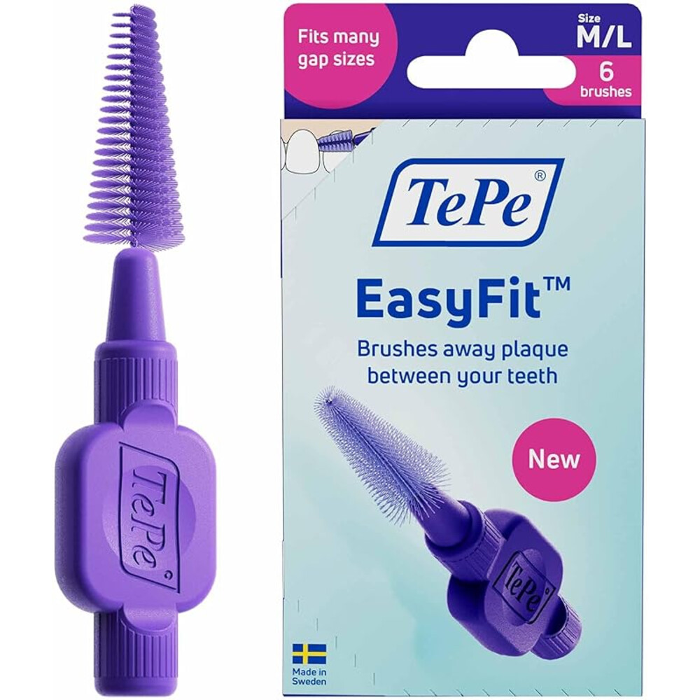 TePe EasyFit Ragers Maat M/L 6 stuks