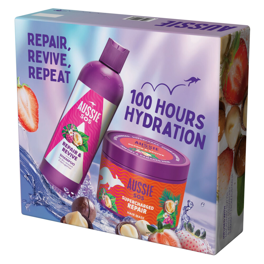 1+1 gratis: Aussie Giftset SOS Repair 1 set
