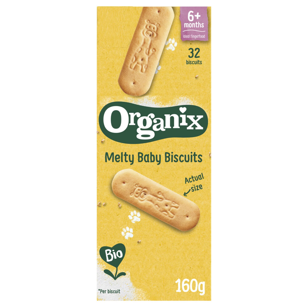6x Organix Babykoekjes Smelt Bio 160 Gr
