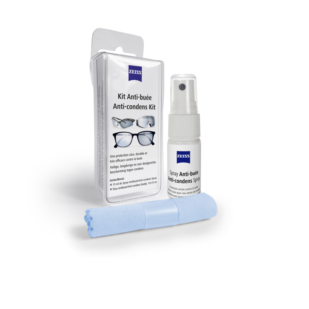 Zeiss Anti-Condens Kit voor Brillen 15 ml