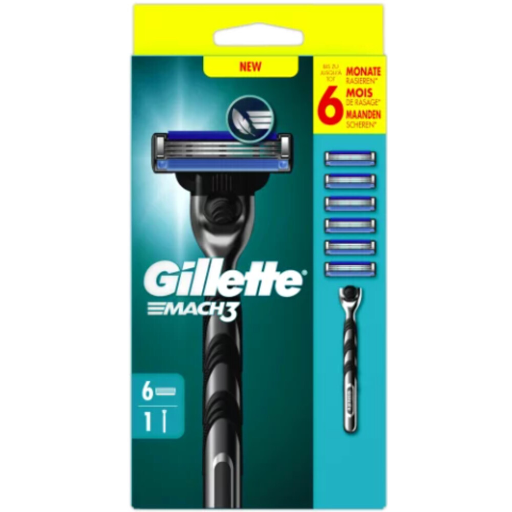 Gillette Scheersysteem + Navulmesjes Mach3