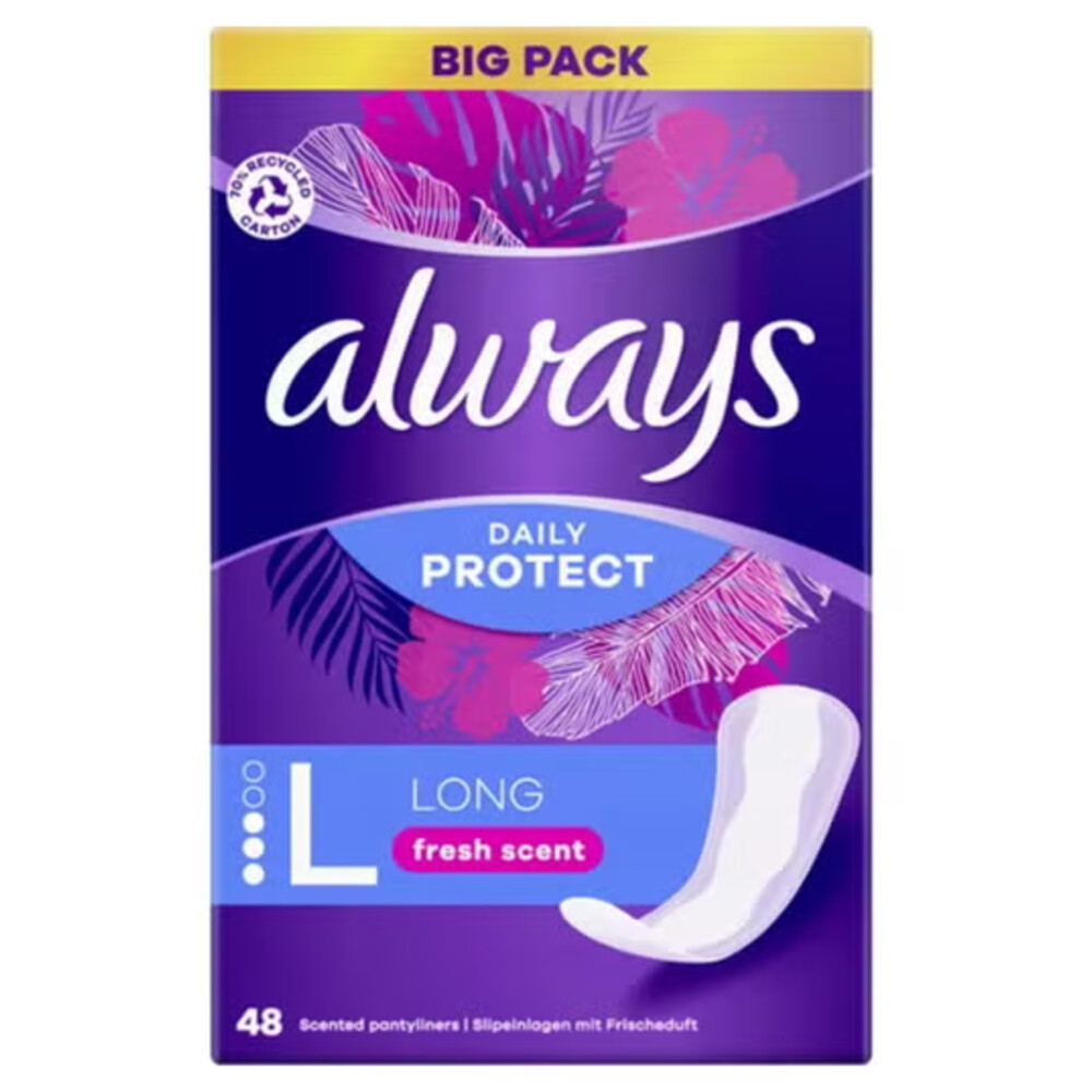 Always Inlegkruisjes Daily Protect Long 48 stuks