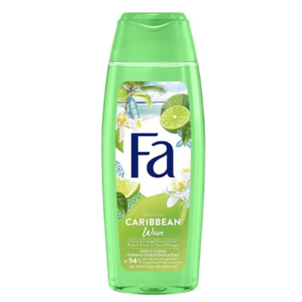 12x Fa Shower Gel Caribbean Lemon 250 ml