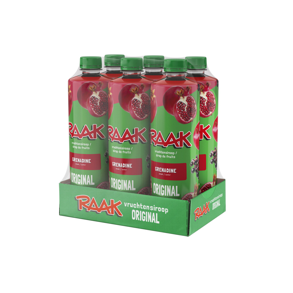 2x Raak Vruchtensiroop Grenadine 6 X 750 Ml
