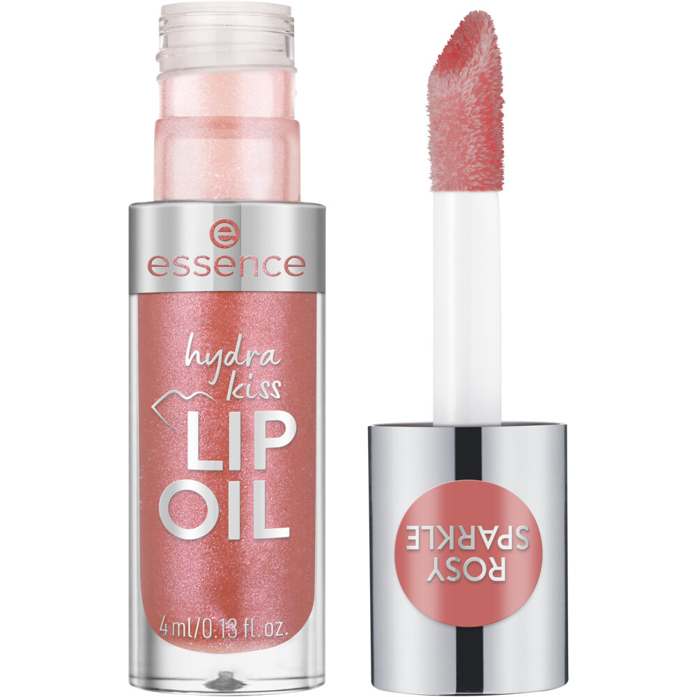 Essence Hydra Kiss Lip Oil 11 Rosy Sparkle 4 ml